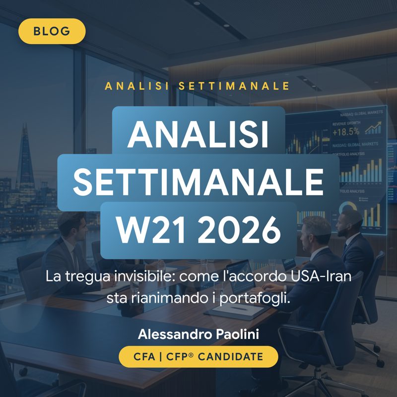 Analisi settimanale mercati finanziari settimana 21-2026