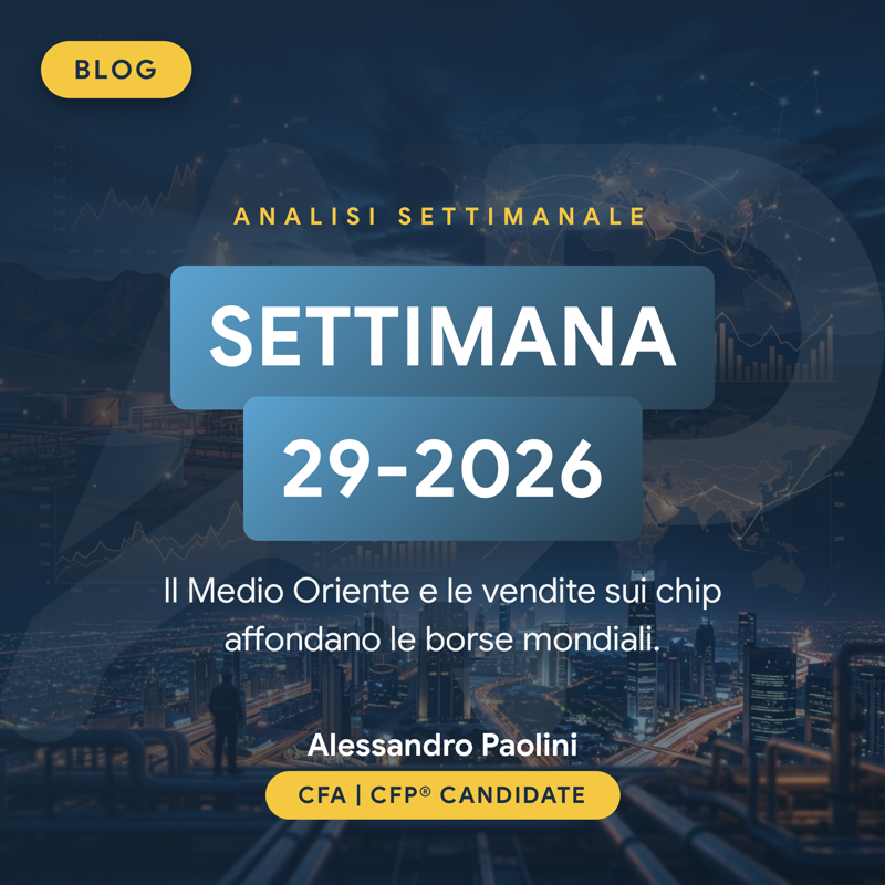 Analisi settimanale mercati finanziari settimana 29-2026