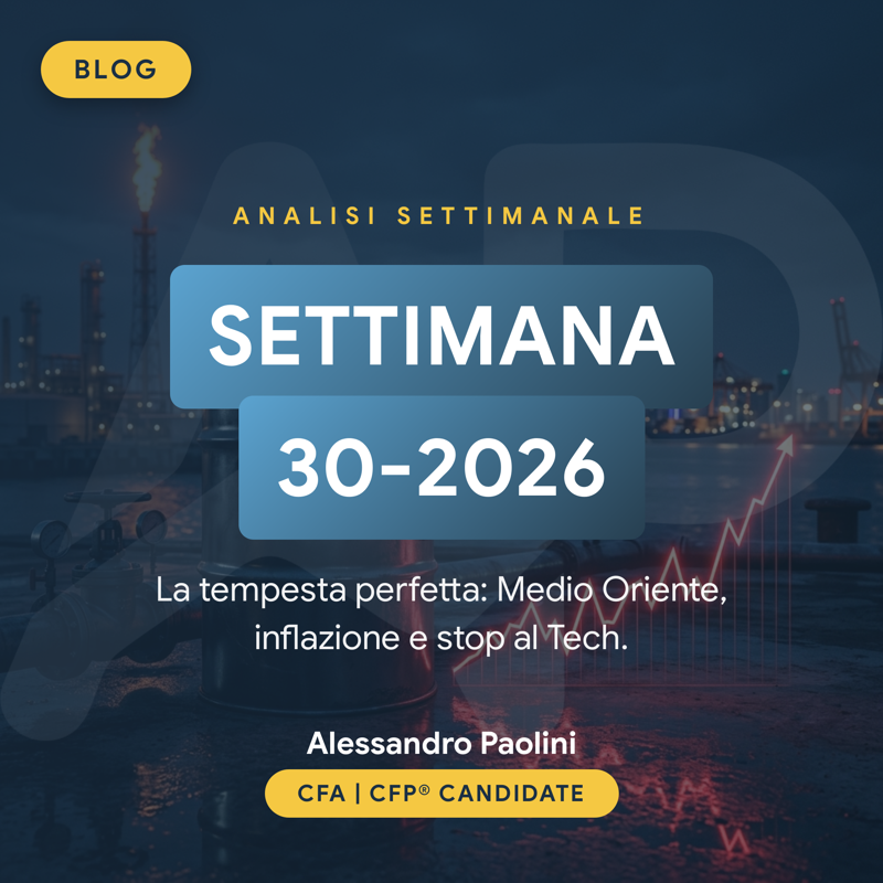 Analisi settimanale mercati finanziari settimana 30-2026