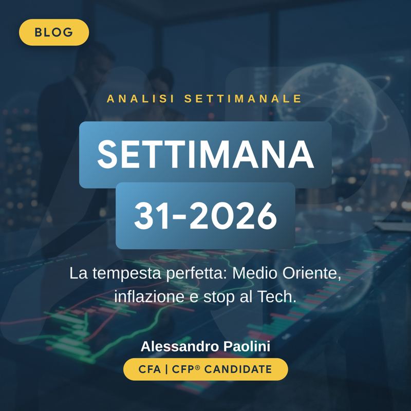 Analisi settimanale mercati finanziari settimana 31-2026