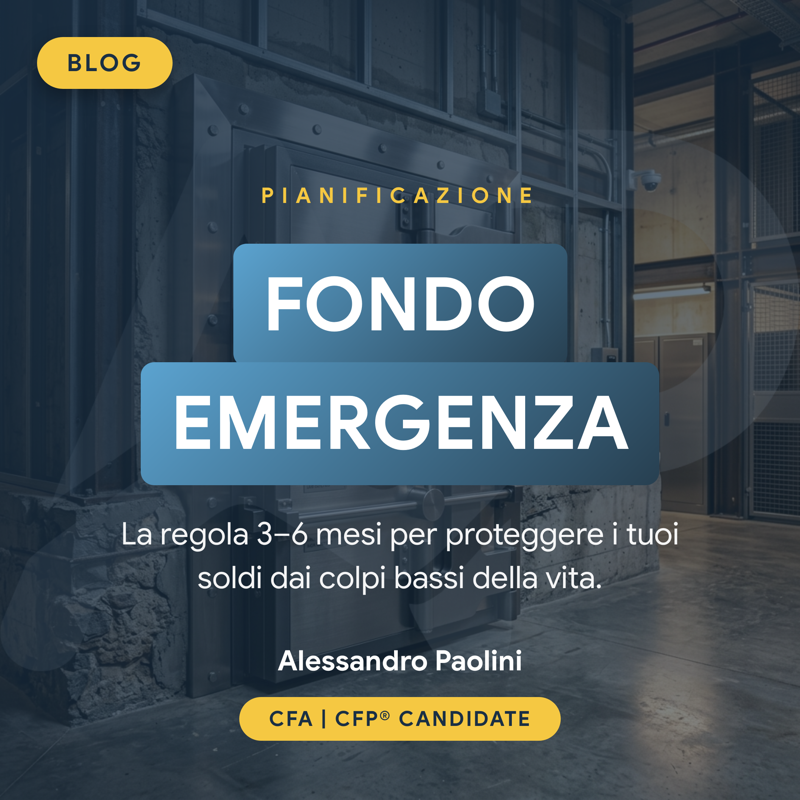 Il Tuo Fondo Emergenze Ti Sta Costando Più del Dovuto (e Non Lo Sai)