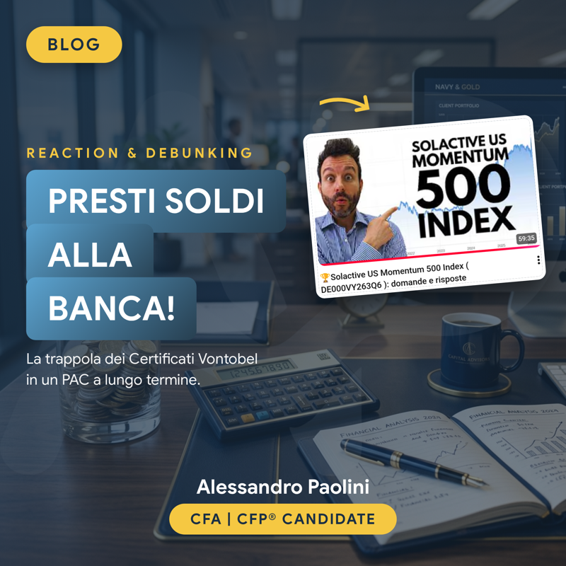 La Trappola dei Certificati in un PAC: Analisi Critica del Vontobel Solactive US Momentum